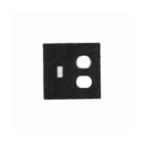 Mulberry Number of Gangs 2 302 Stainless Steel, Satin Finish 93532 Zoro